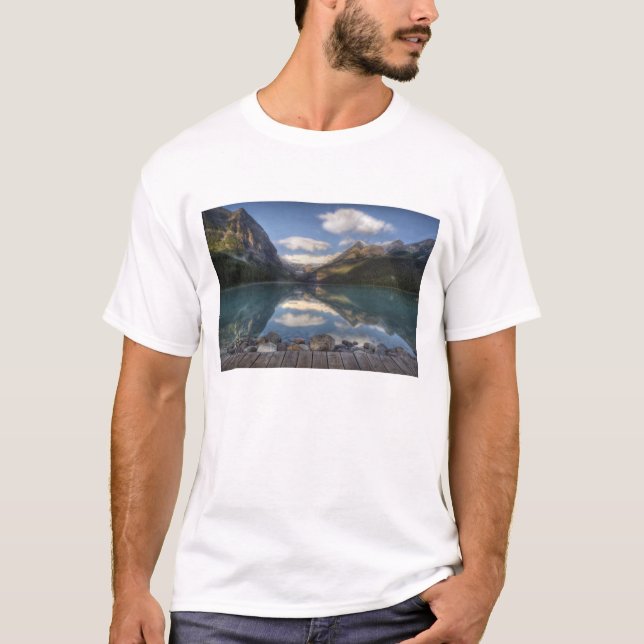 T-shirt Lake Louise au lever du soleil, parc national Banf (Devant)
