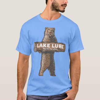 T-shirt Lake Lure North Carolina NC Growling Bear Vacances