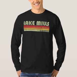 T-shirt LAKE MILLS WI WISCONSIN Funny City Accueil Racines