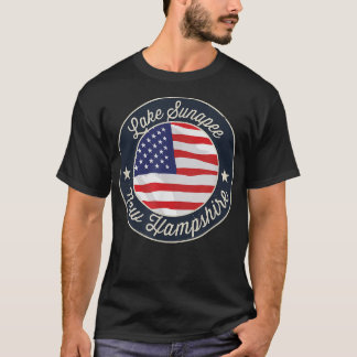 T-shirt Lake Sunapee - Patriotic New Hampshire Souvenir T-