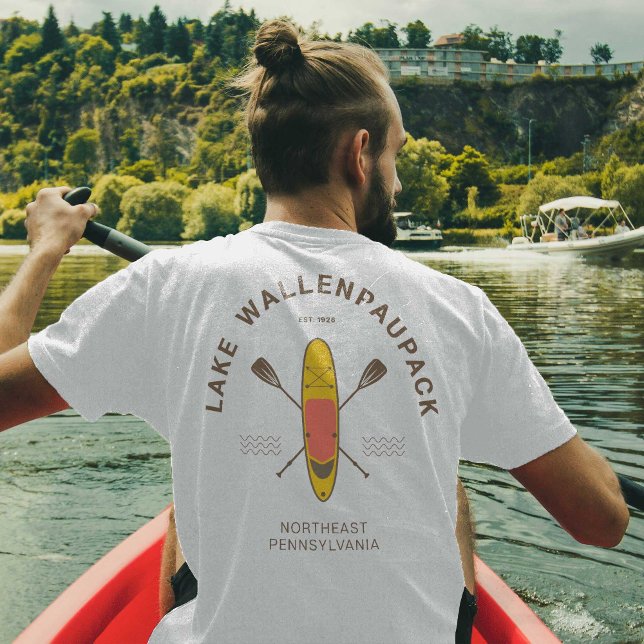 T-shirt Lake Wallenpaupack Pennsylvania Paddle Boarding (Créateur téléchargé)