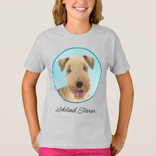 T-shirt Lakeland Terrier Peinture - Cute Original Chien Ar