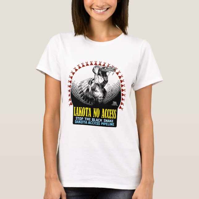 T-shirt Lakota aucun accès (Devant)