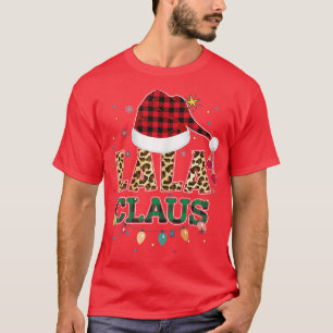 T-shirt Lala Claus Santa Hat Grandma Lala Buffalo L