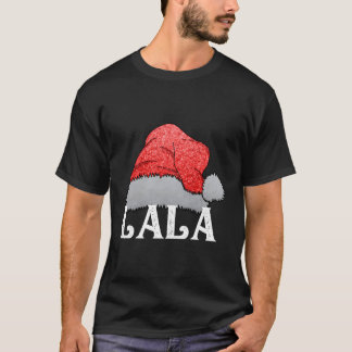 T-shirt Lala Santa Claus Casquette Christmas Matching Fami