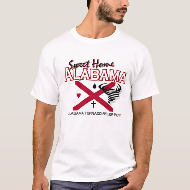 T-shirt L'Alabama à la maison doux (Devant)