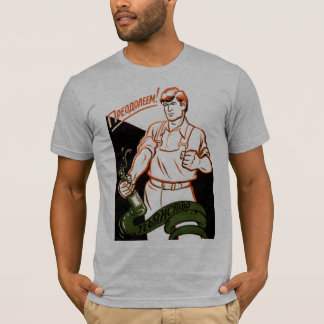 T-shirt L'alcool est un serpent !
