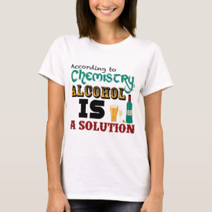 T-shirt L'alcool est une solution