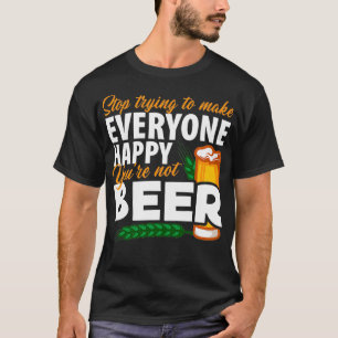 T-shirt L'Alcool Vous n'êtes pas drôle Bière Cadeaux Homme