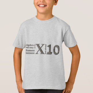 T-shirt L'algèbre était facile pour les Romains parce que…