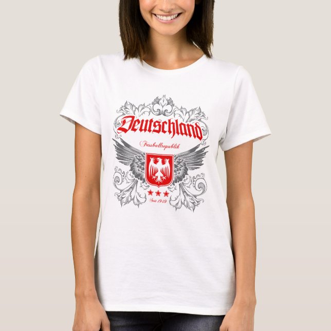 T-shirt L'ALLEMAGNE - le Fussballrepublik (Devant)
