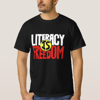 T-shirt L'alphabétisation est la liberté
