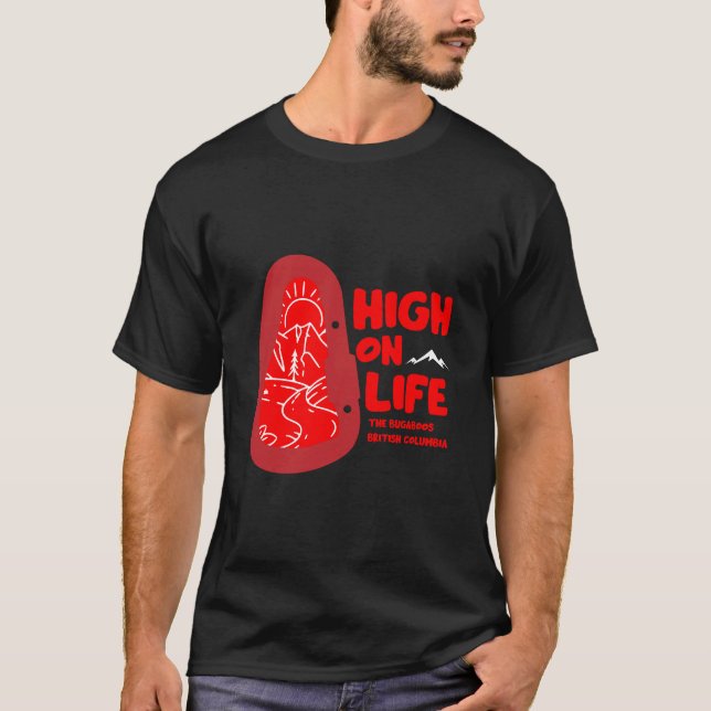 T-shirt L'alpinisme bugaboos Canada (Devant)