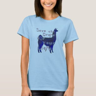 T-shirt lama de drame