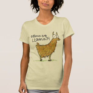 T-shirt lama de Se de como… ? !
