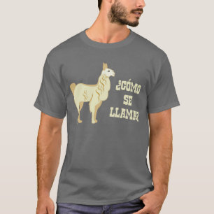T-shirt Lama de Se de Como ?  Quel est votre nom ?