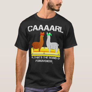 T-shirt lama drôle avec lama casquette avec pardon casquet