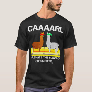 T-shirt lama drôle avec lama casquette avec pardon casquet