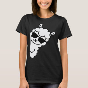 T-shirt Lama Llama Lamaïste  Ferme d'alpaga Crachat de cha