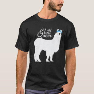 T-shirt lama reine décontractée Premium