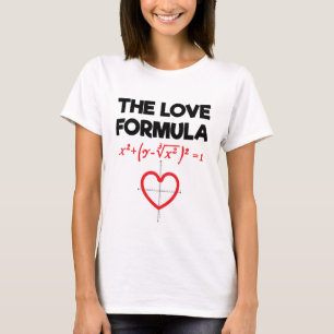 T-shirt L'amant drôle de maths de Saint-Valentin de