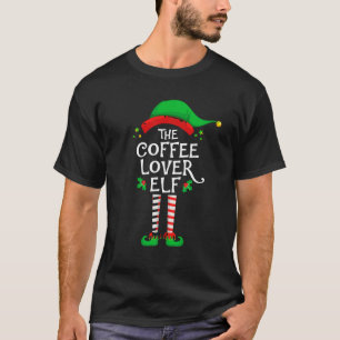 T-shirt L'amant du café Elf Christmas Family Matching Gro