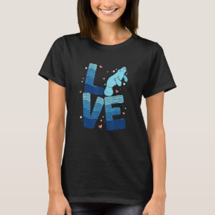 T-shirt Lamantin Amour Vache Marine Lamantins Mammifère Ma