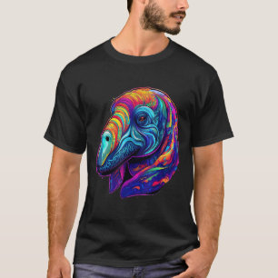 T-shirt Lamantin Géométrique Coloré Vache Marine Pop Anima