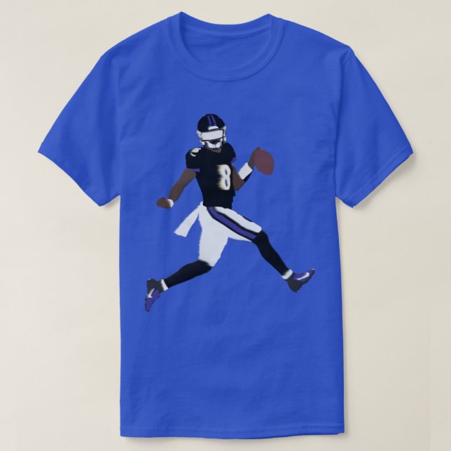 T-shirt Lamar Jackson Ravens (Design devant)