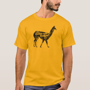 T-shirt Lamas de te de Como ?