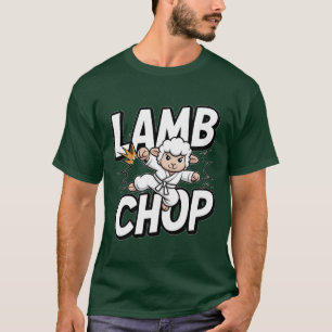 T-shirt Lamb Chop ! Drôle d'agneau de karaté en Gi