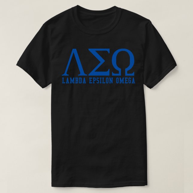 T-shirt Lambda Epsilon Omega (Design devant)