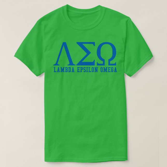 T-shirt Lambda Epsilon Omega (Design devant)