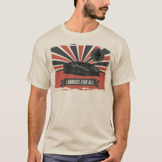 T-shirt Lambos pour toute la pièce en t d'Ethereum