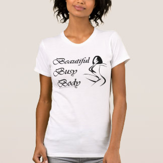 T-shirt L'âme note la pièce en t adaptée par corps occupé