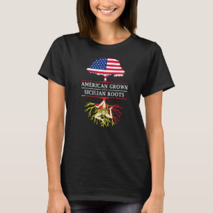 T-shirt L'Américain Cultive Avec Des Racines Siciliennes S