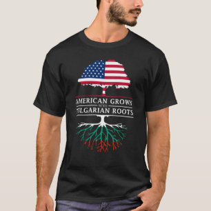 T-shirt L'Américain développé avec le Bulgare enracine  