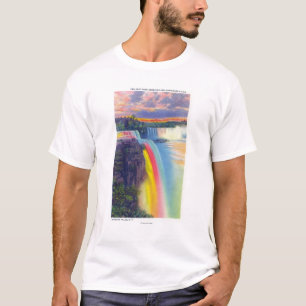T-shirt L'Américain et le fer à cheval tombe au crépuscule