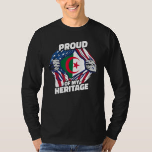 T-shirt L'Américain grandit avec des racines algériennes F