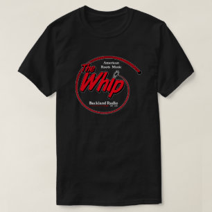 T-shirt L'Américain rouge et blanc de fouet enracine le