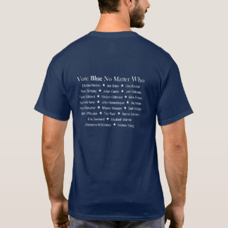 T-shirt L'Amérique 2020 : Bleu de vote n'importe qui