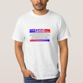 T-shirt L'Amérique bénie par Dieu