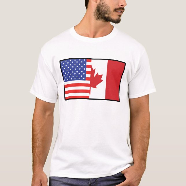 T-shirt L'Amérique Canada (Devant)