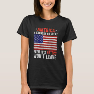 T-shirt L'Amérique est un pays si grand que même si c'est