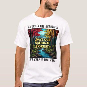 T-shirt L'Amérique, le beau