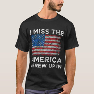 T-shirt L'Amérique que j'ai grandi dans l'antigouvernement