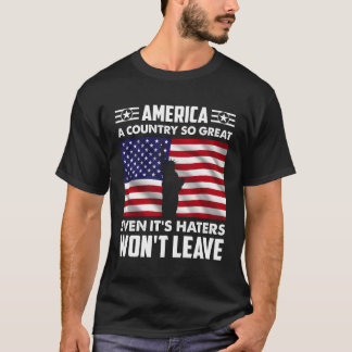 T-shirt L'Amérique Un Pays Si Grand Même Si C'Est Ers Ne M