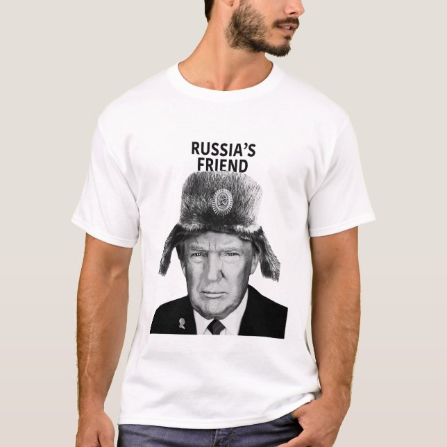 T-shirt L'ami russe Trump Russie Poutine (Devant)