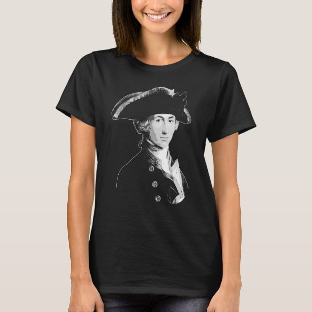 T-shirt L'amiral Horatio Nelson Propagande du drapeau brit (Devant)