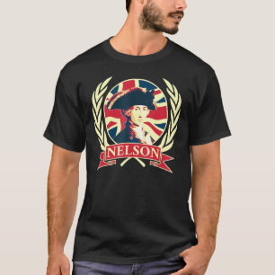 T-shirt L'amiral Horatio Nelson Propagande du drapeau brit